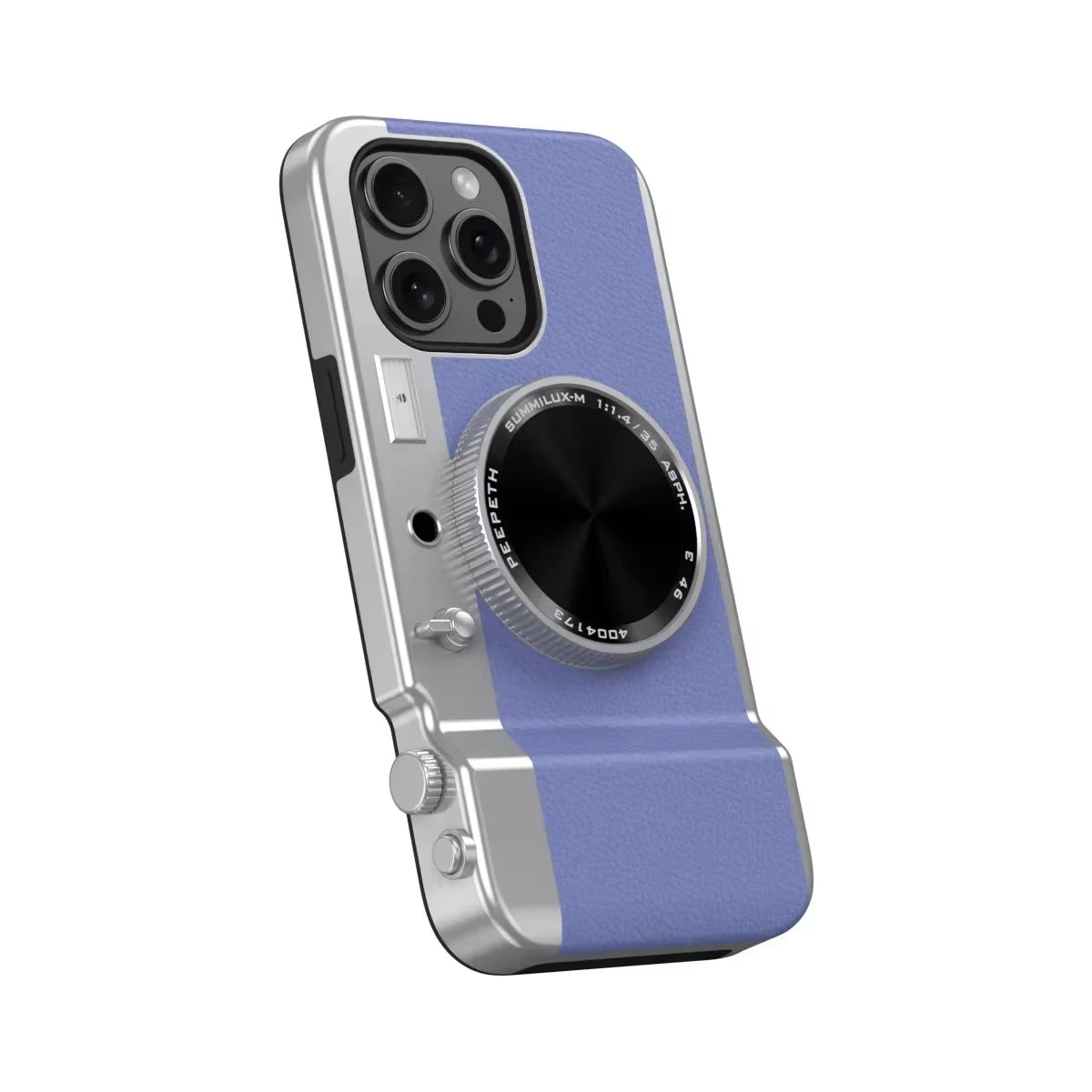 Retro Bluetooth Camera Phone Case for 15 14 13 12 Pro Max Magnetic Cosmetic Mirror for 15Promax Hard Phone Cover