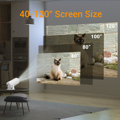 4K Mini Projector 10000 Lumen LED 1080P Wifi Bluetooth UHD Portable Home Theater