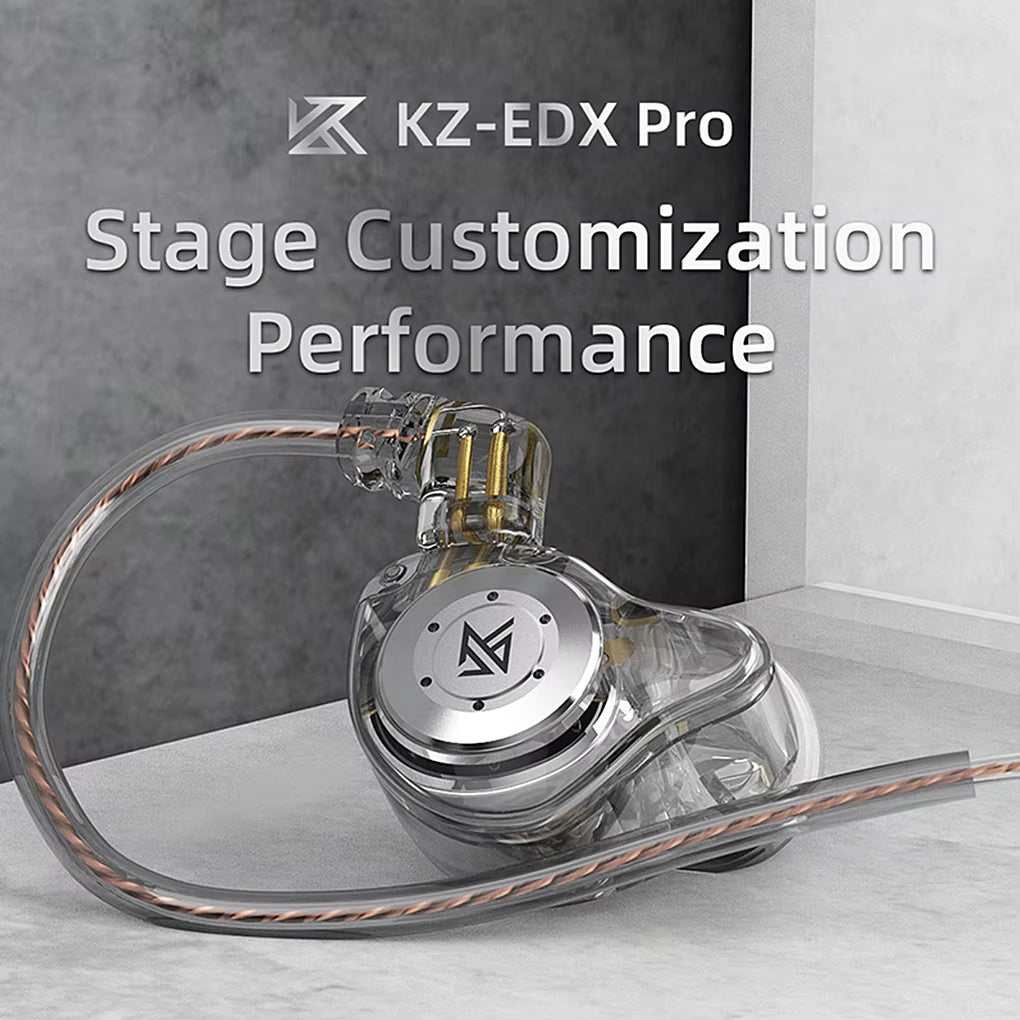 KZ EDX PRO Earphone 10Mm Dual Magnetic Circuit Dynamic Drive HIFI Music Earbud Sport Noise Cancelling Headset ZSN PRO ZSTX ZEX