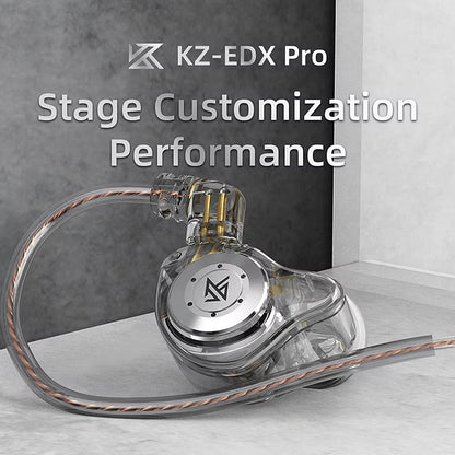 KZ EDX PRO Earphone 10Mm Dual Magnetic Circuit Dynamic Drive HIFI Music Earbud Sport Noise Cancelling Headset ZSN PRO ZSTX ZEX