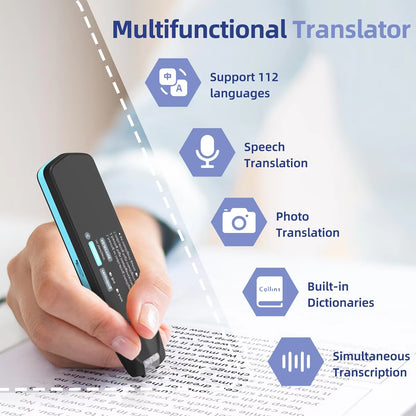 4 Pro Smart Voice Scan Translator Pen Multifunctiontranslation Real Time 121 Languages Translator Business Dictionary Pen