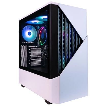 Castle Gaming Desktops, AMD Ryzen 5 5600G, 16GB, 1TB SSD, White