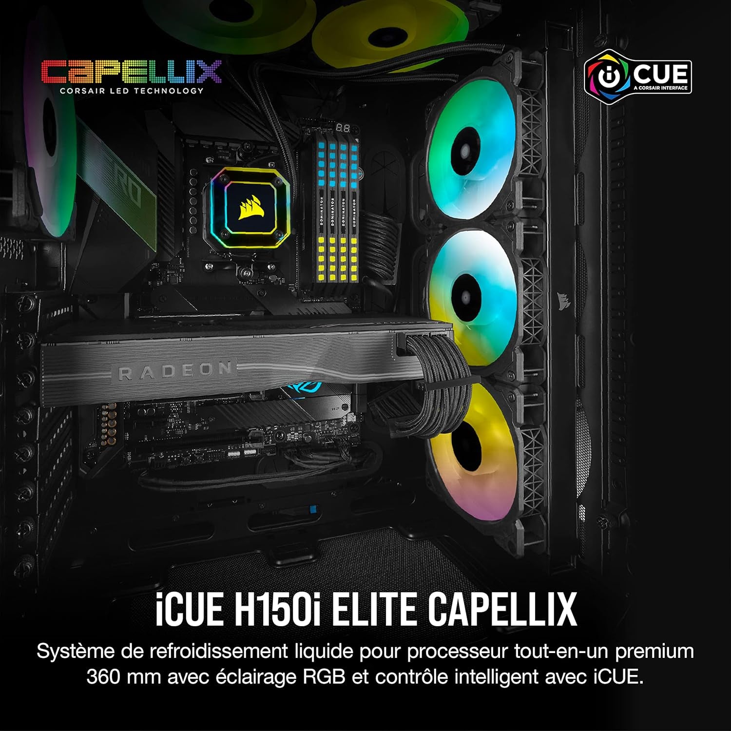 Icue H150I Elite Capellix Liquid CPU Cooler