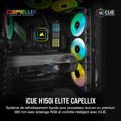 Icue H150I Elite Capellix Liquid CPU Cooler